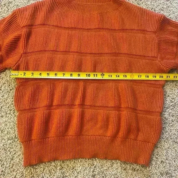 Pretty Garden Balloon Puff Sleeve Crew Neck Cozy Sweater - NWOT - Picture 10 of 12